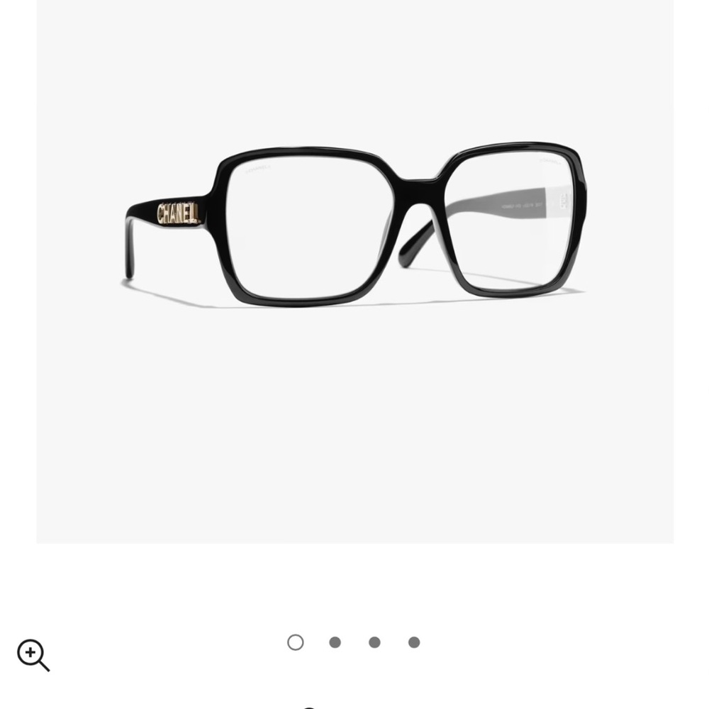 CHANEL Elegant Black Glasses with Logo Accent - Picture 5 of 5